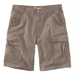Carhartt Olive Relaxed Fit Cargo Shorts with Sturdy Design